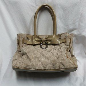 MFIL (My Flat In London) Tan Quilted Handbag